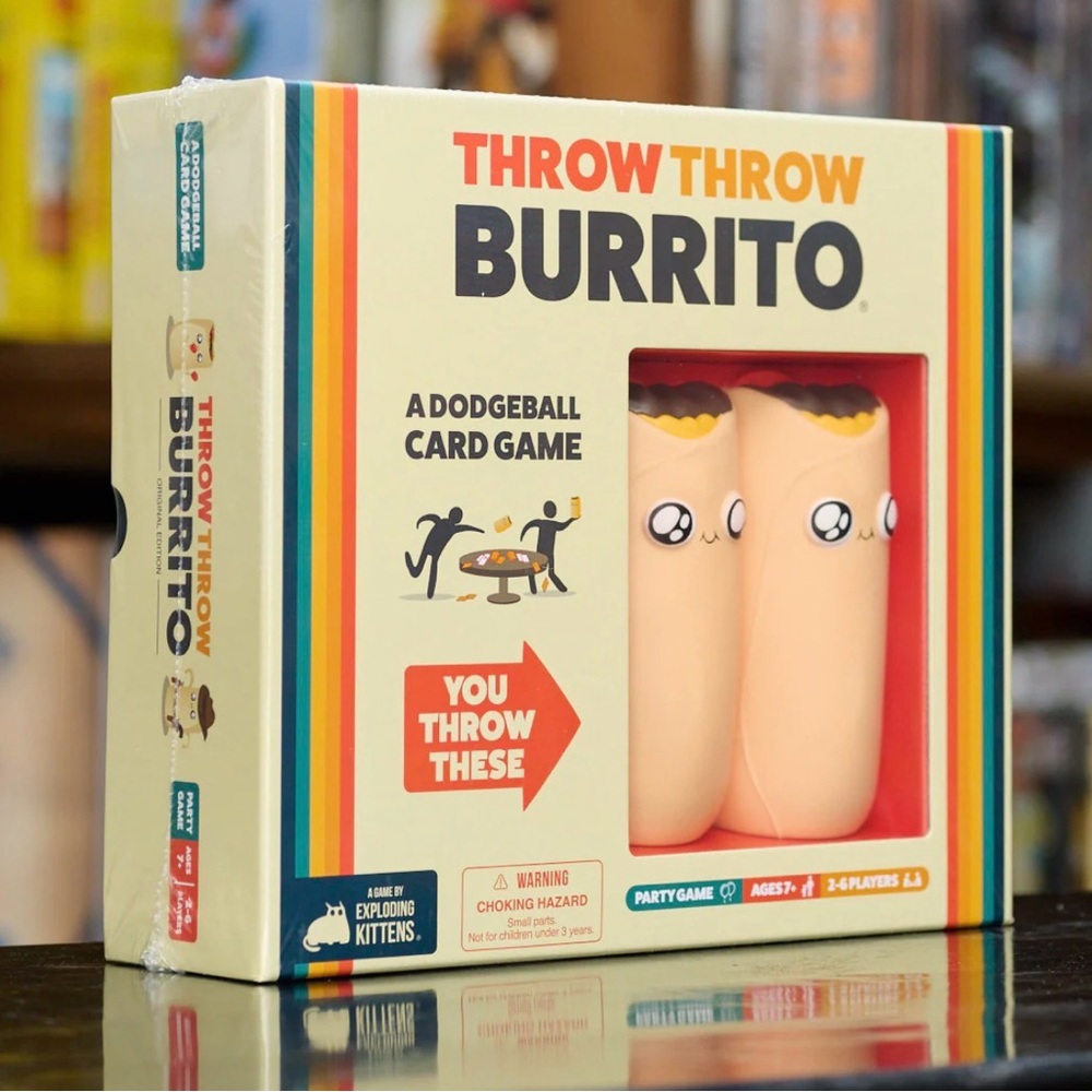 Throw Throw Burrito Dodgeball Card Game by - Multicolor